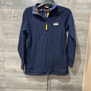 Columbia Womens Lodge II Tunic 1/4 Zip Size Medium Blue Pullover‎ Jacket Top